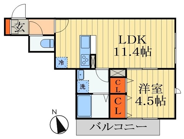 プレミール新検見川の物件間取画像